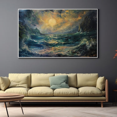 Sea Rocks Painting